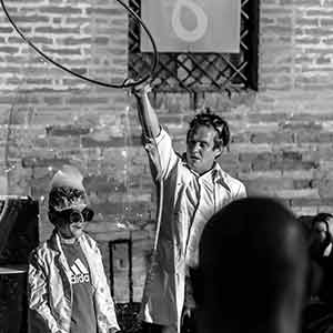 Großen Seifenblasen