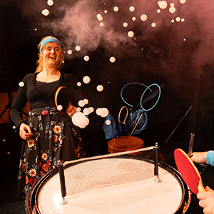 Seifenblasen Tischtennis