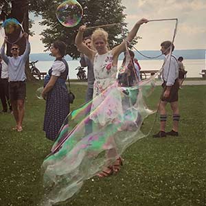 Mitmach-Aktion auf einer Hochzeit